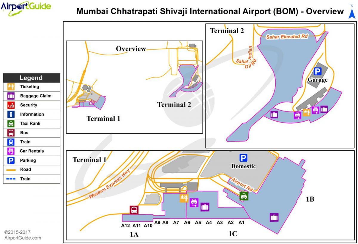 Гара чхатрапати Shivaji картата