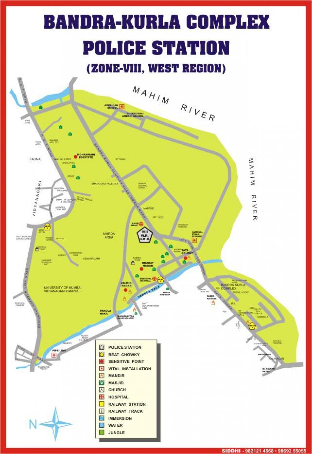 СКК картата на Мумбай