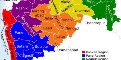 Карта На Махаращра Мумбай