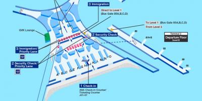 Международно летище чатрапати Shivaji картата